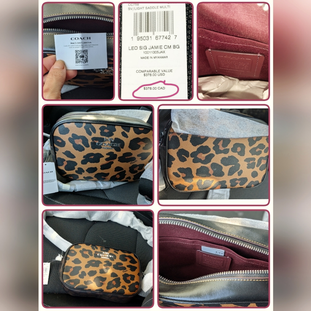 Coach Jamie camera bag NWT